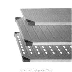 Silver Louvered Shelf X556886