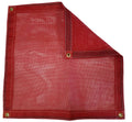 Red Vinyl Coated Mesh Tarp 10 oz. Q987