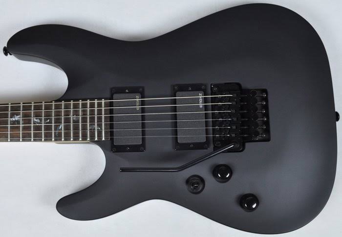 Satin Black Left Handed Electric Guitar V6028