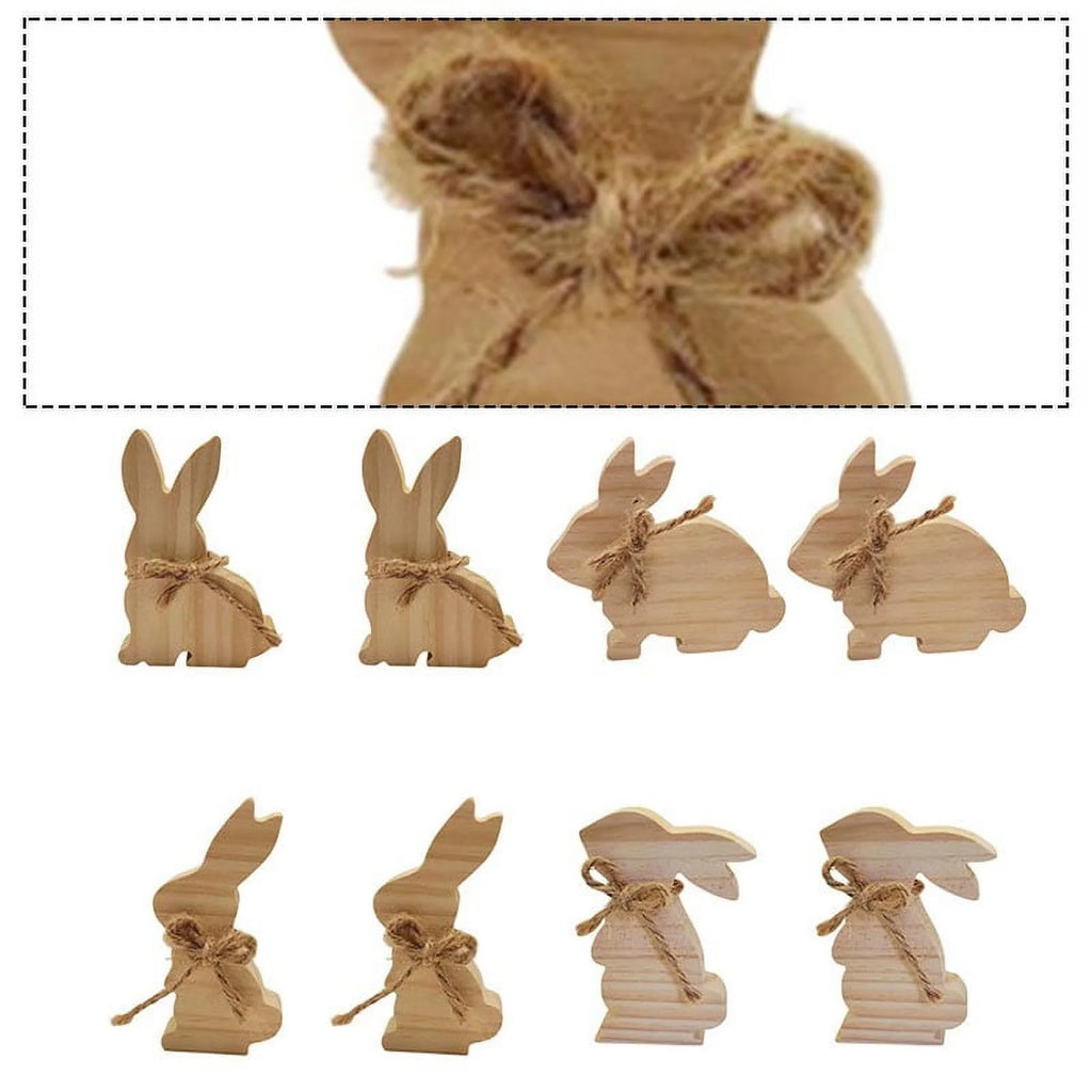 Easter Rabbit Wooden Ornaments R640