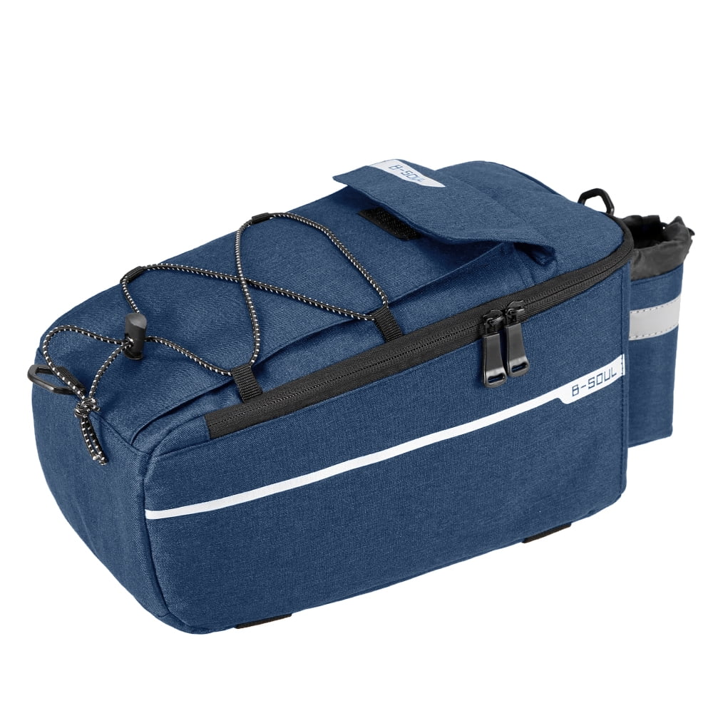 Insulated Trunk Cooler Bag Cycling Bicycle Rear Rack Storage Luggage Bag Reflective MTB Bike Pannier Bag Shoulder Bag I783