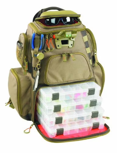 Lighted Tackle Backpack with 4 Trays E4075