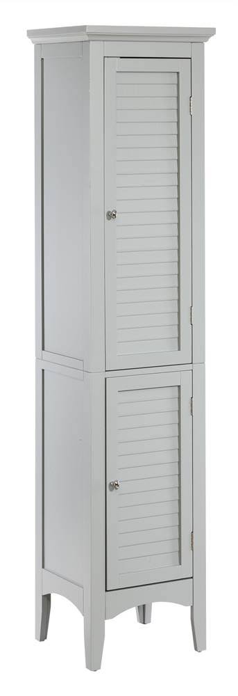 2-Door Linen Tower, Gray U15002