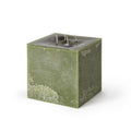Dark Green Square 4-Wick Solid Pillar Candle O3695