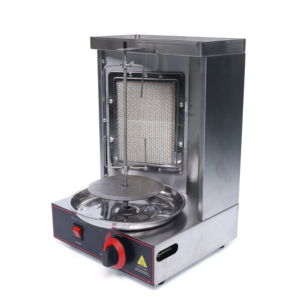 Stainless Steel Vertical Gas Broiler Shawarma Grill Machine B22304