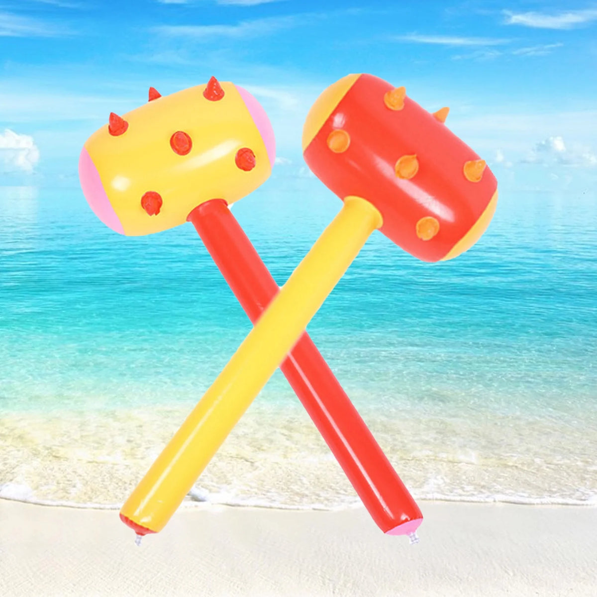 Inflatable Toy PVC Wolf Teeth Hammer T540241