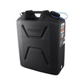 5 Gallon Plastic Water Jug Can Container with Easy Pour Spout, Black X8967