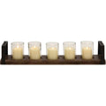 Brown Iron Metal Candle Holder S737170