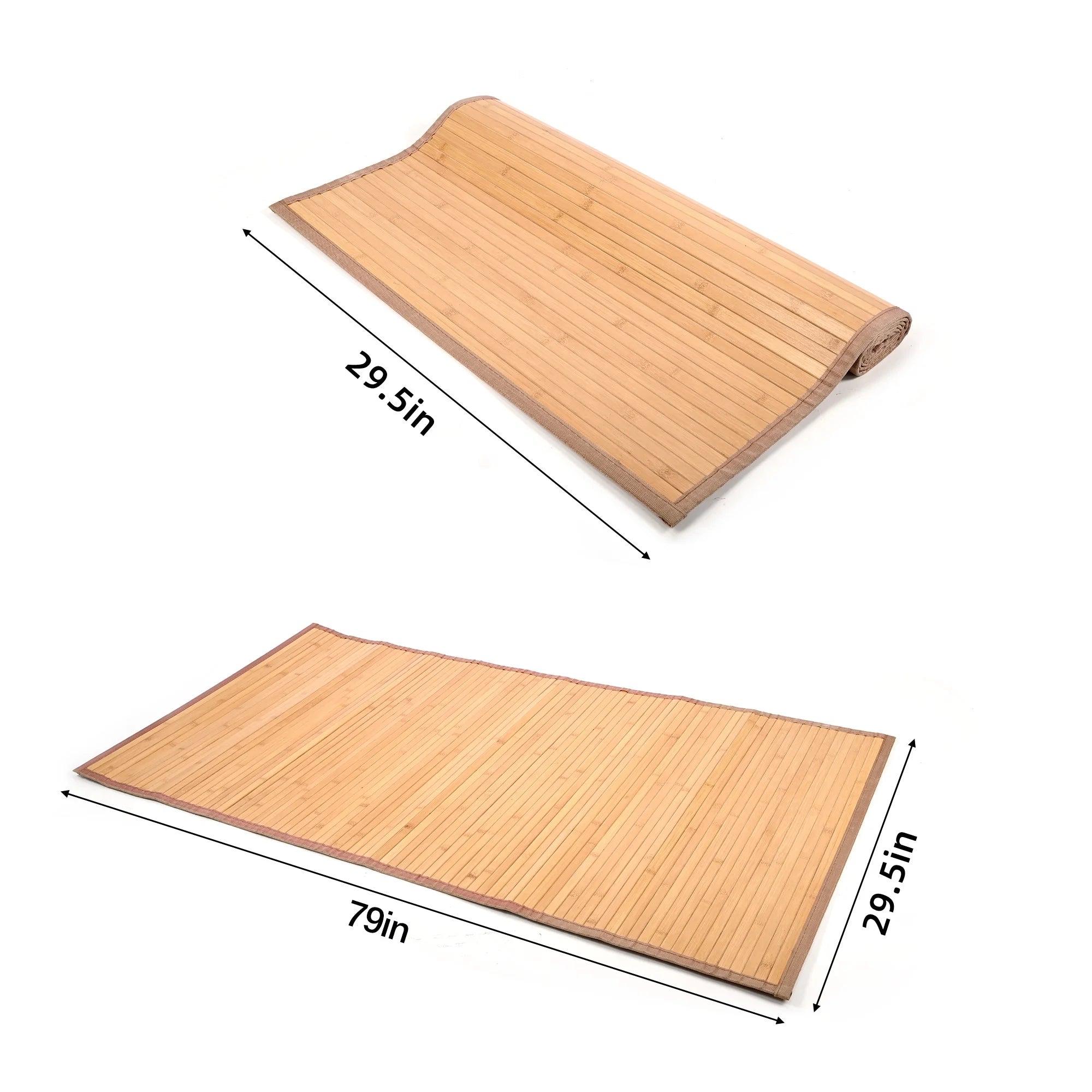 Bamboo Floor Mat Area Rug P6754