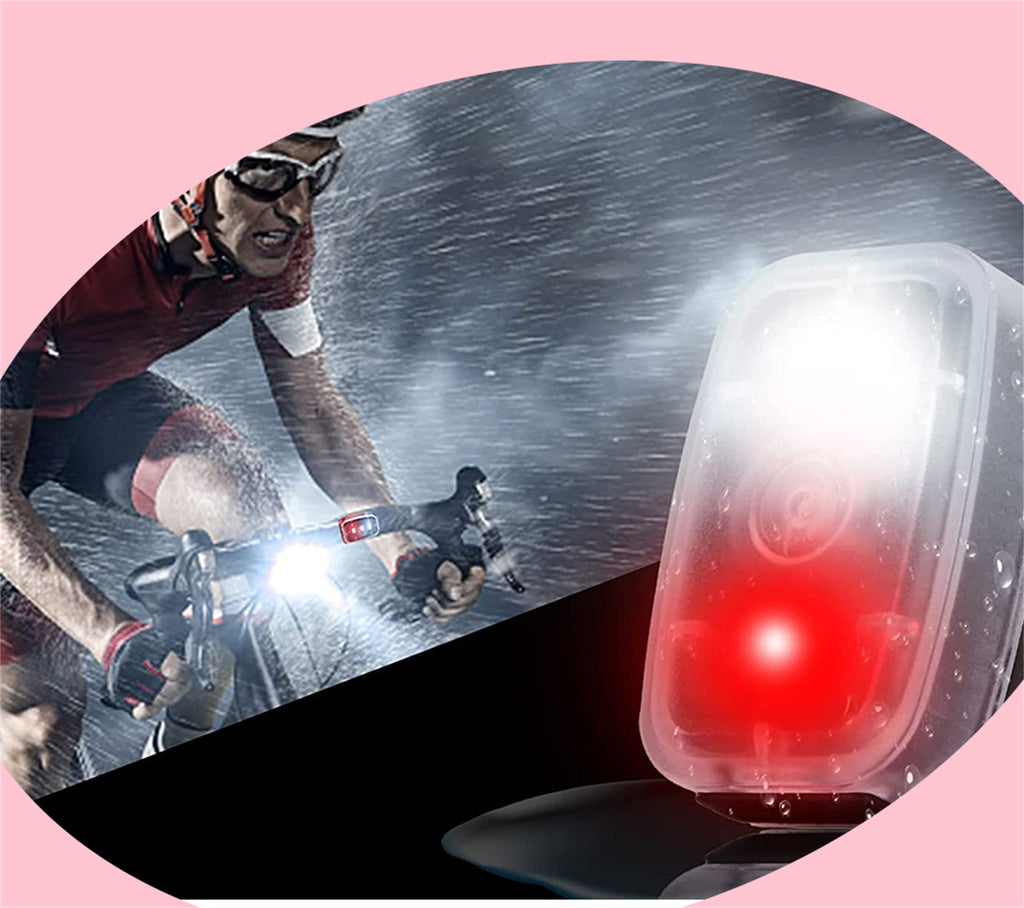 Rear Bike Light Rechargeable Clip on LED Running Light I365