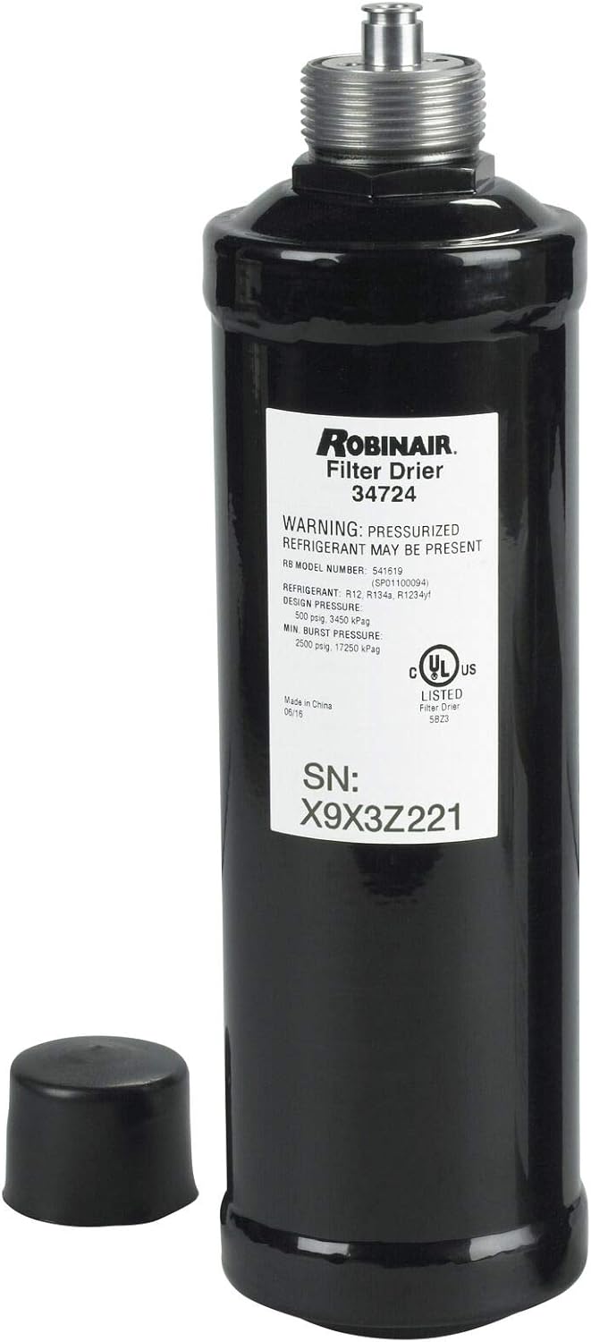 A/C Recycling Filter-Drier Spin-On Filter, Black, Pack of 2 Y929