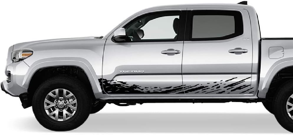 Black Mud Splash Decal Sticker Kit Pack of 2 V800