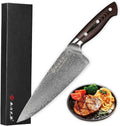 Damascus Chef Knife 8 Inch VG10 High Carbon Stainless Steel Knife Y948