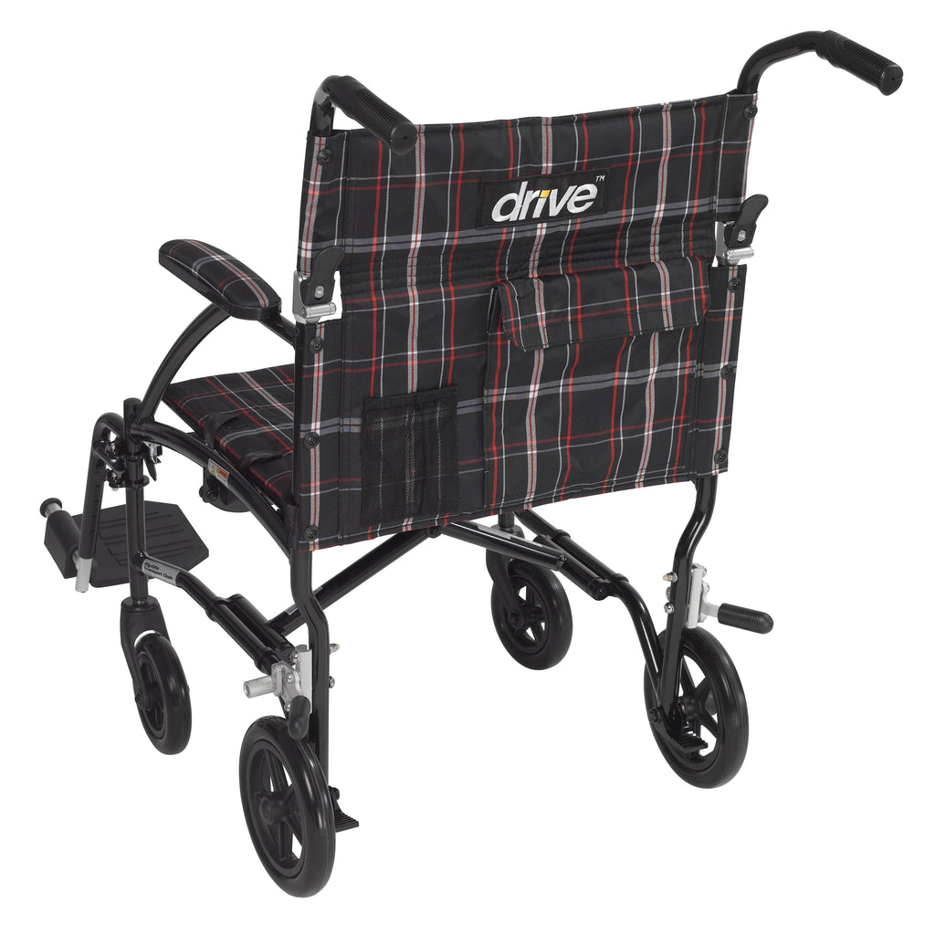Ultra Lightweight Transport Wheelchair (Black) E989