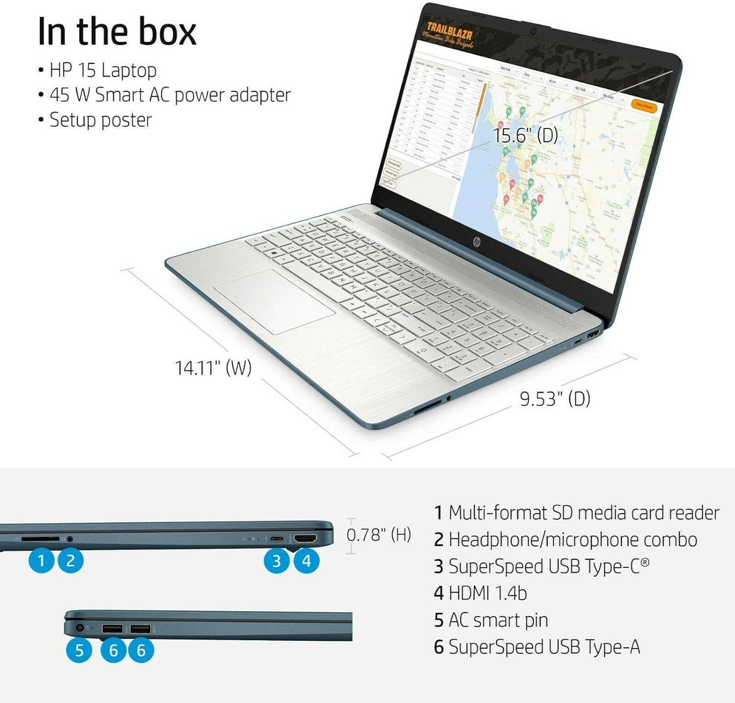 15.6" FHD AMD Ryzen 5 8GB RAM 1TB SSD Laptop R332698