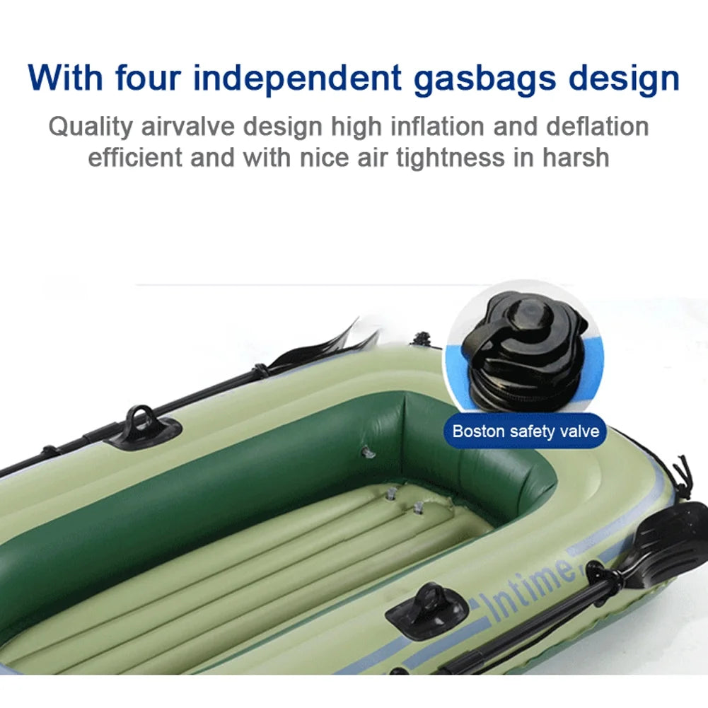 Inflatable Kayak Boat with 2 Paddle Oars V86532