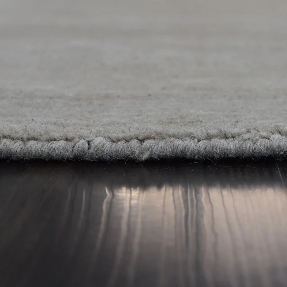 Hand Knotted Wool Area Rug, 8'x8', Octagon, Beige Y95192