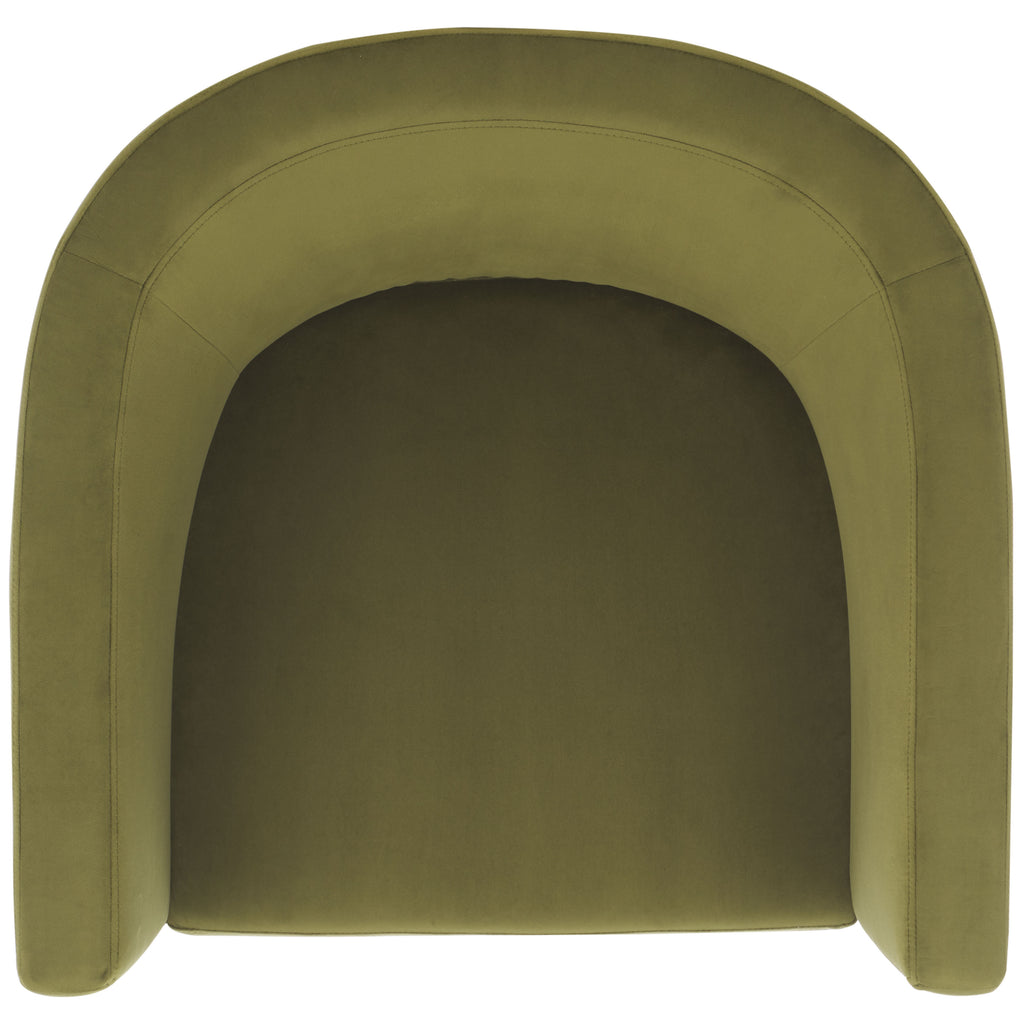 Oliver Green Velvet Accent Chairs C6067