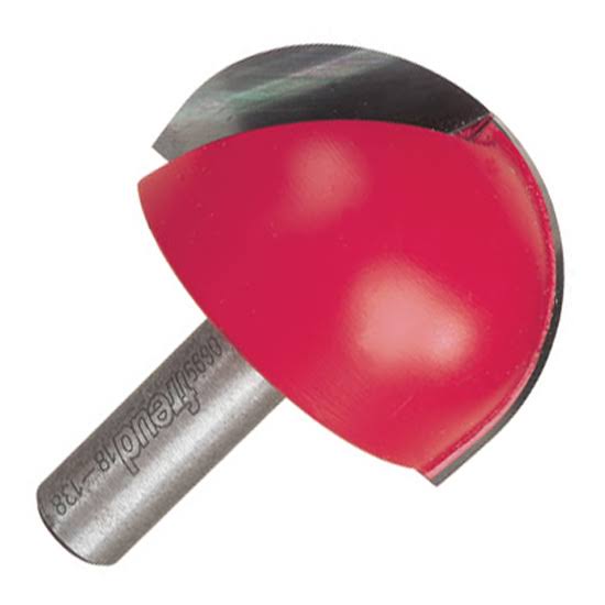 Carbide Round Nose Bit 2in Dia x 1-1/4in Height x 1in Radius x 1/2in Shank Z537953