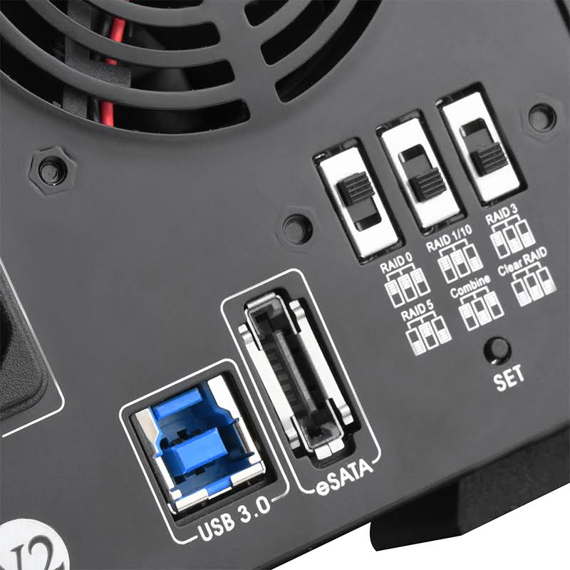 Black SATA USB 3.1 Hard Drive Enclosure G10391