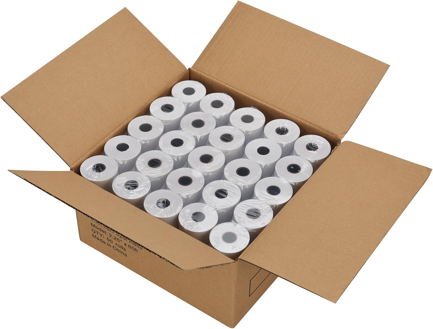 2 1/4inch 85ft Thermal Receipt Paper (50 Rolls) E74173