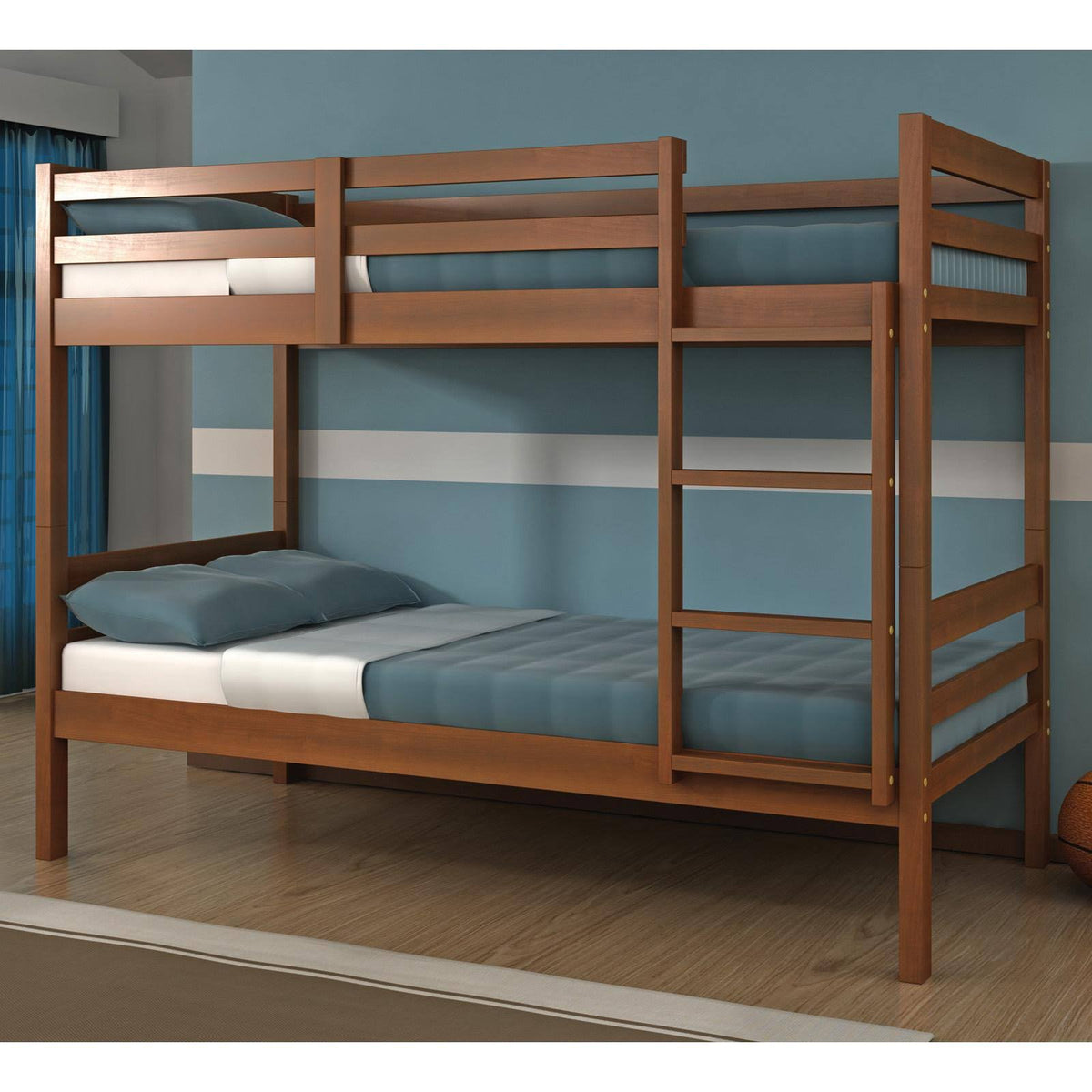 Twin Over Twin Bunk Bed T3941
