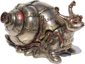 Steampunk Giant Land Snail Trinket Box Cold Cast Resin Antique Bronze Finish G836553