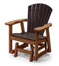 Mocha Recycled Plastic Single Glider R5916