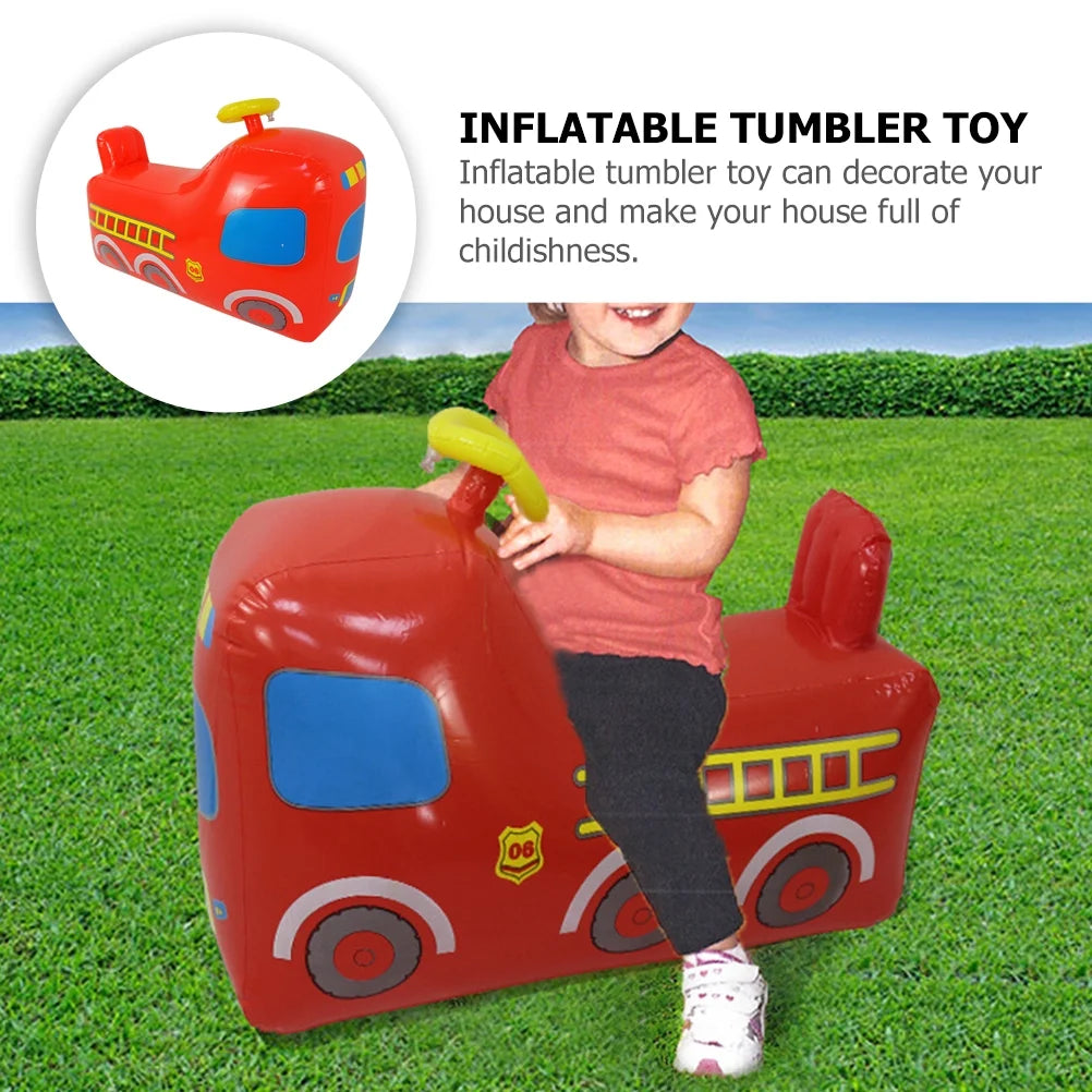 Inflatable Fire Car Kids Toy Z891690