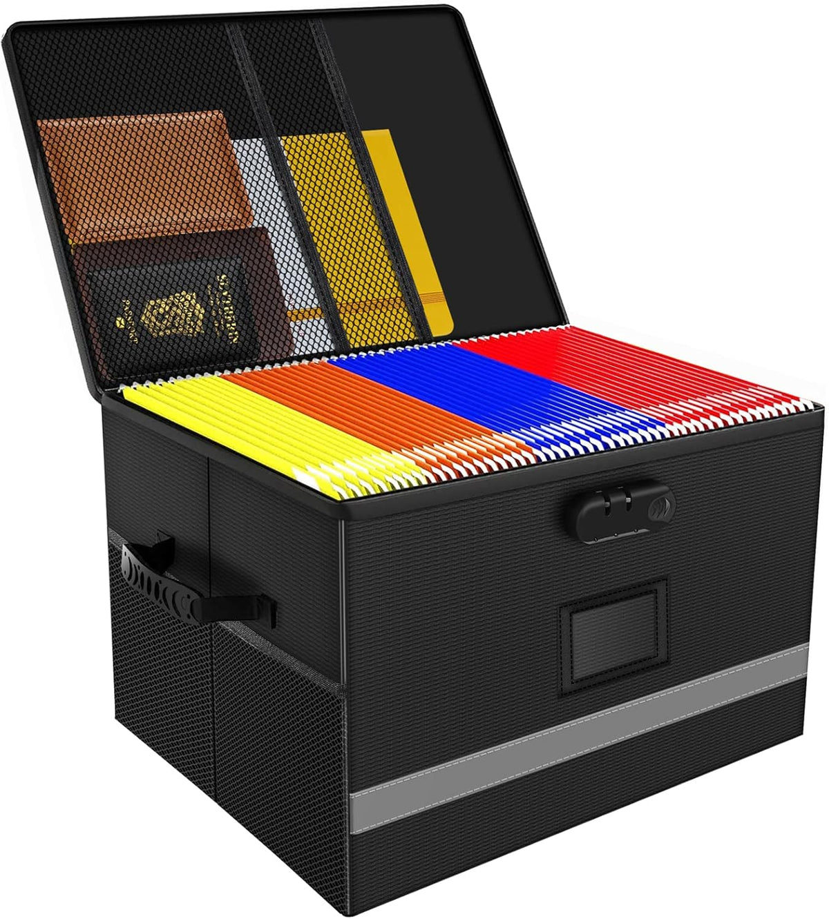 Fireproof File Box with Lock, Pack of 2 D18793