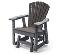 Coastal Gray Recycled Plastic Single Glider S8592