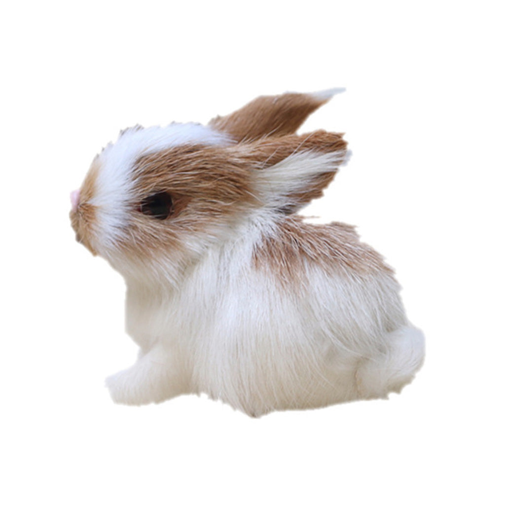1/4Pcs Simulation Rabbit Plush Bunny Soft Toy Ornament J144270