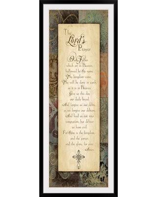 Textual Art Canvas, Black Frame L525