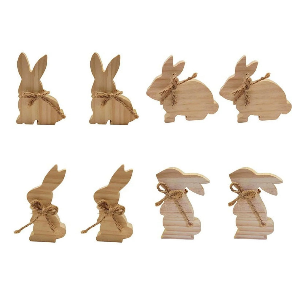 Easter Rabbit Wooden Ornaments R640