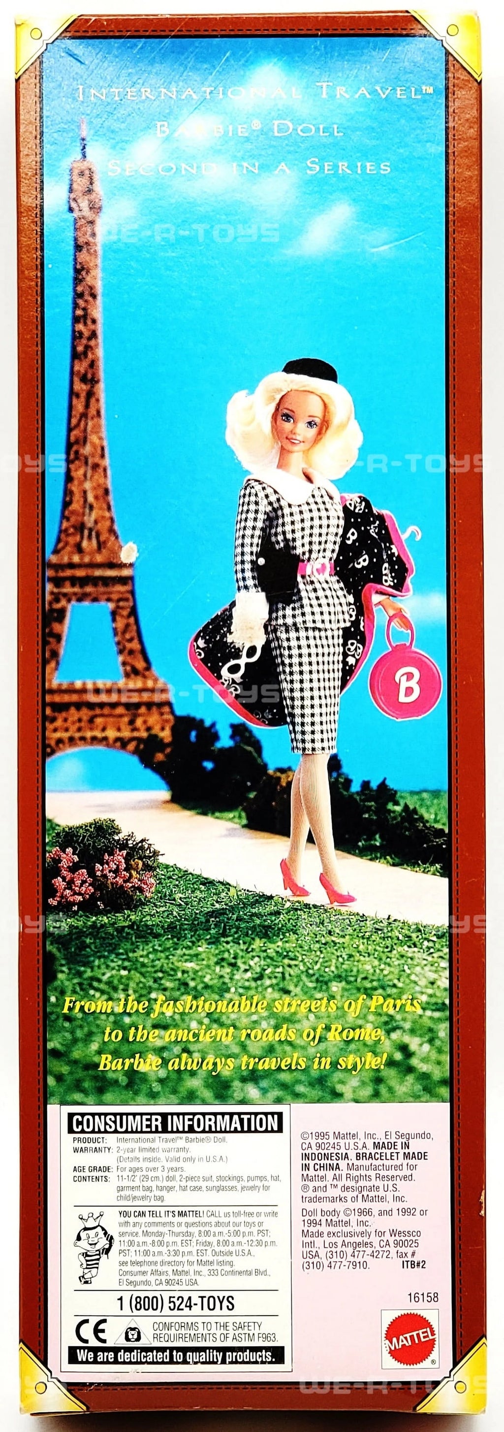 Barbie International Travel Doll A957661