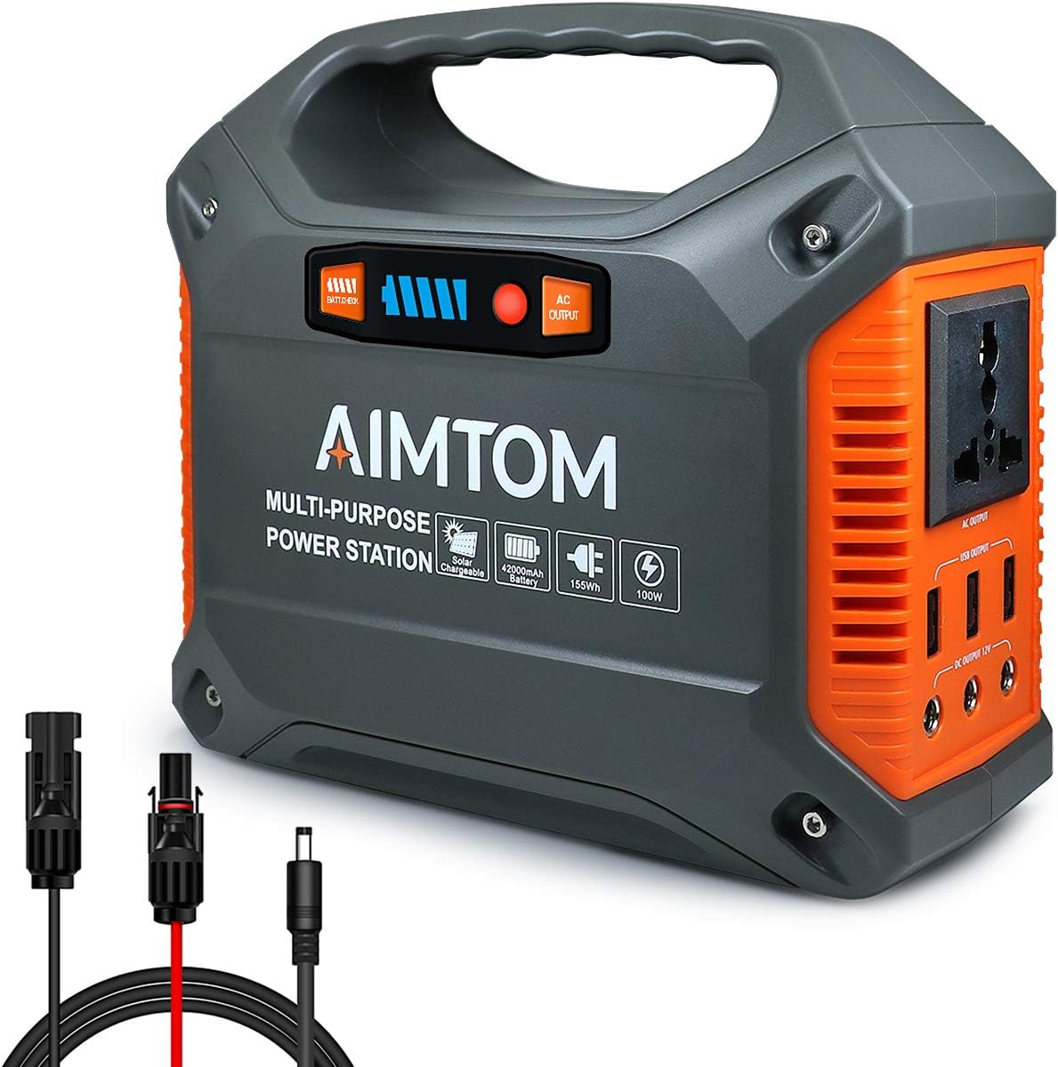 155Wh Portable Power Station with AC Inverter Outlet K5316