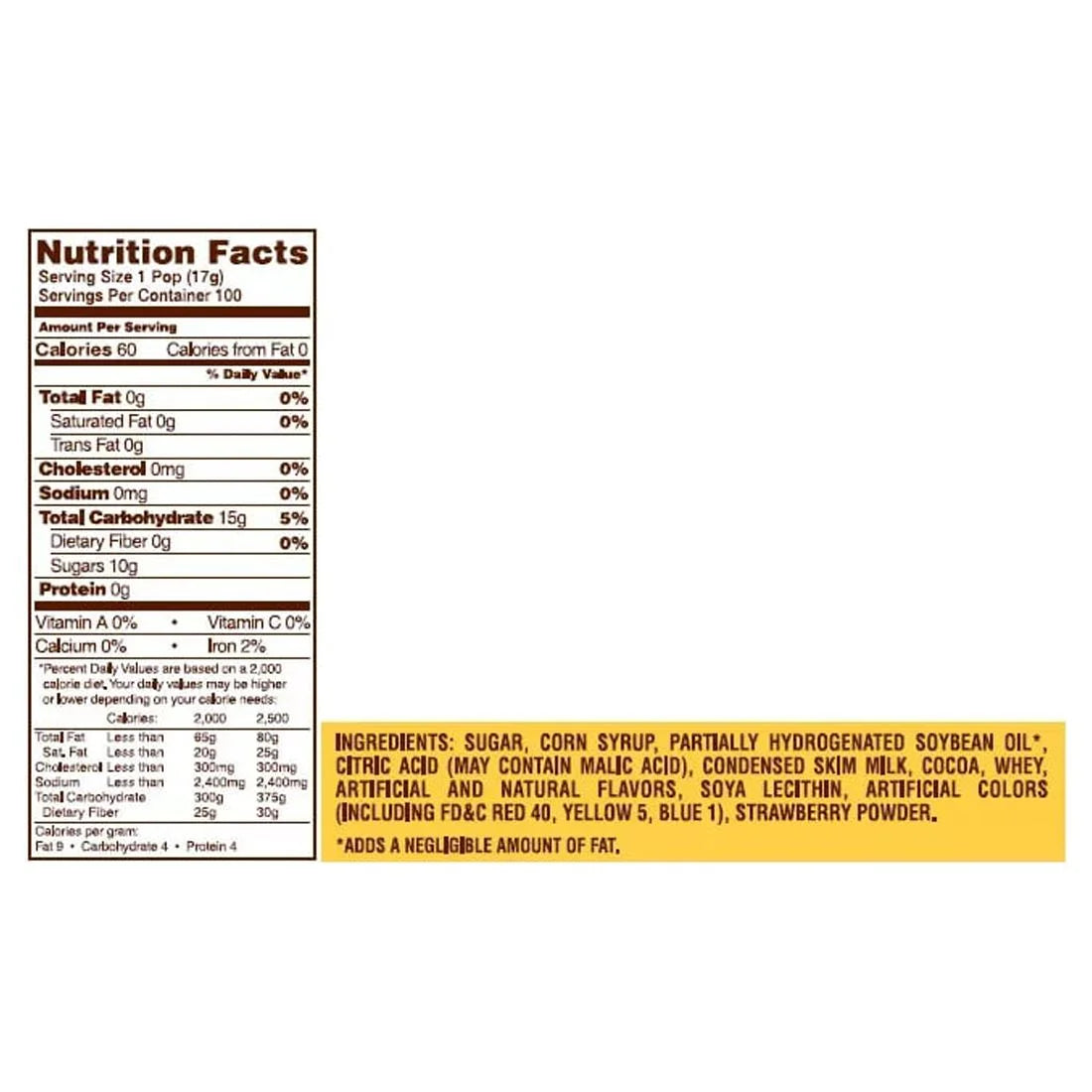 Tootsie Roll Pops, 100 ct. O9502