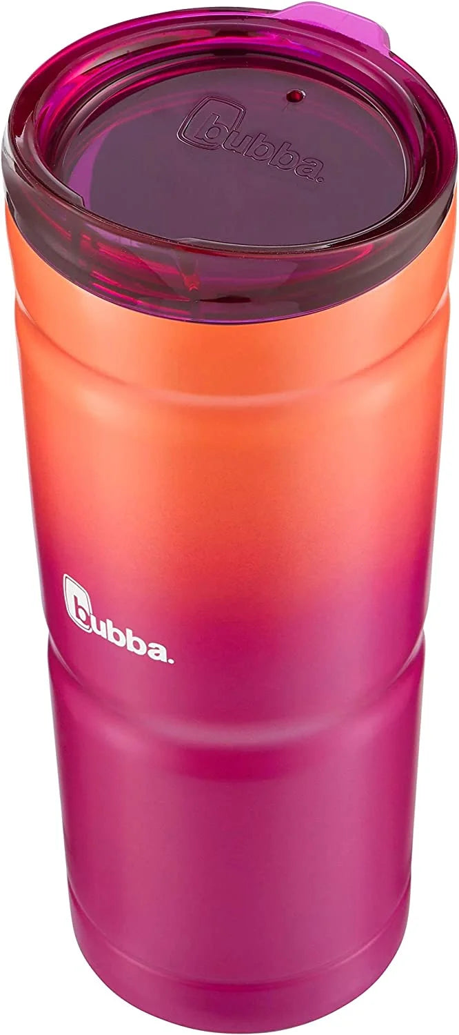 Pink Sorbet Vacuum-Insulated Stainless Steel Tumbler with Lid and Straw, 24oz G536