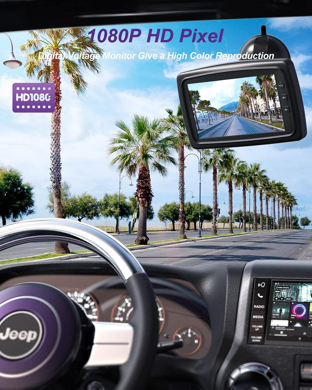 Wireless Backup Camera System Kit with 4.3'' HD Monitor M35311