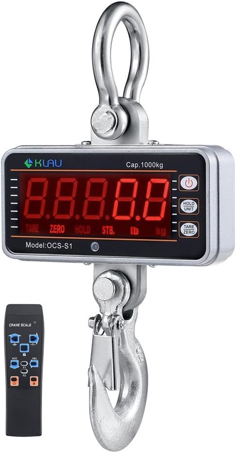 1000kg 2000 lb Industrial Crane Scale with Remote B9189