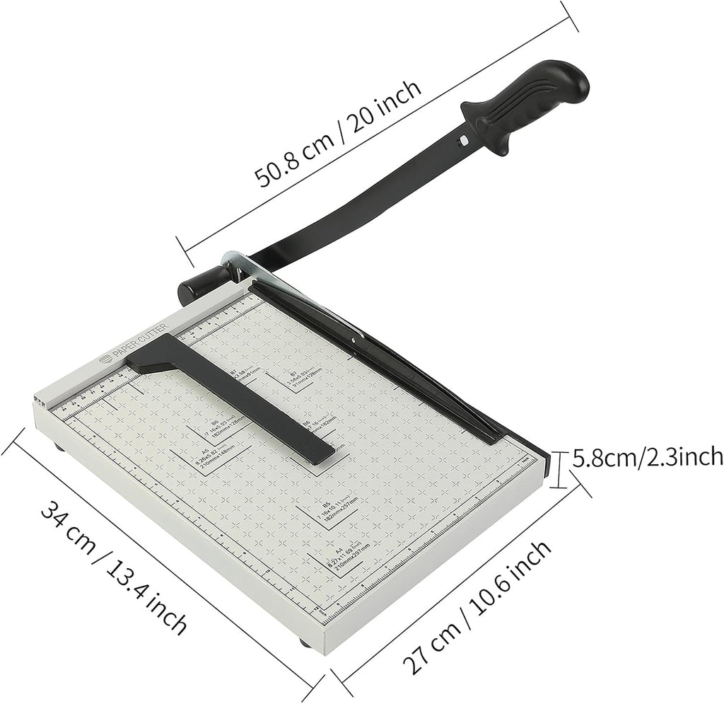 Guillotine Paper Cutter 21” Cutting Length with Safety Blade Lock X132766