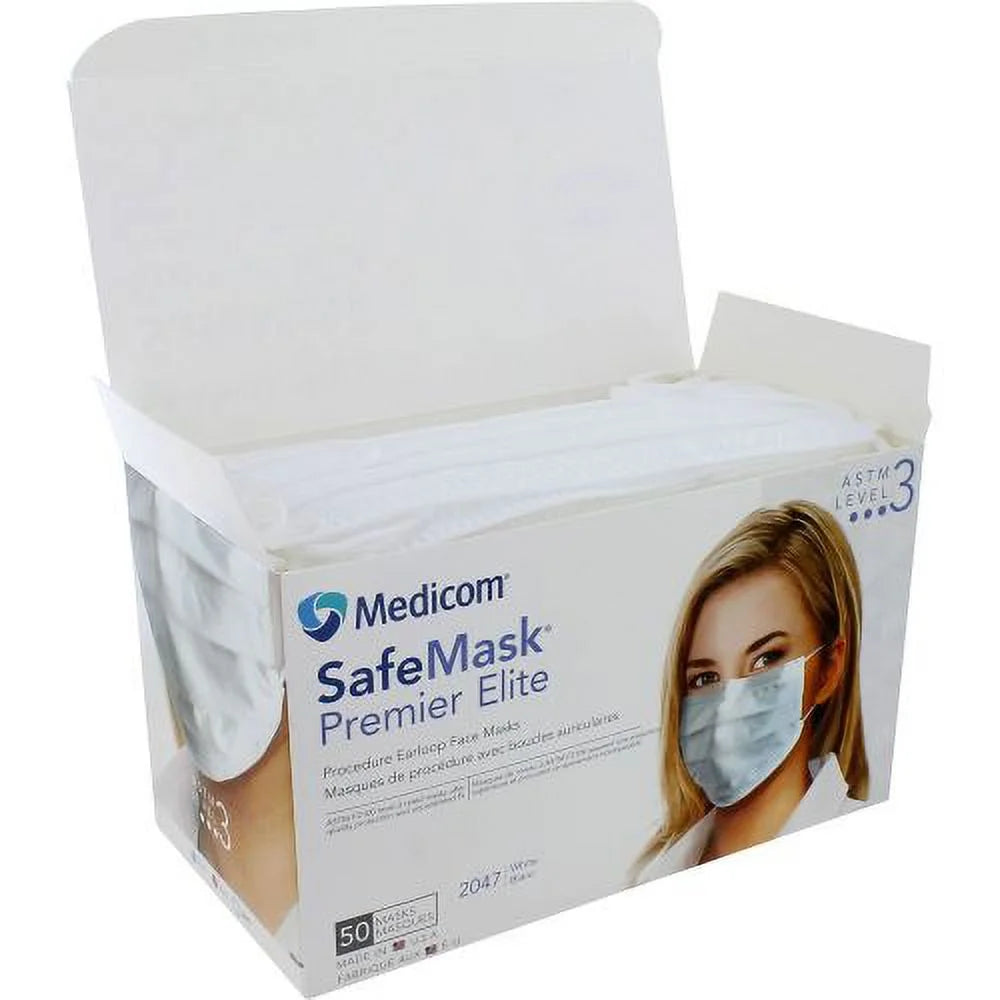 ASTM Level 3 White Face Mask G796