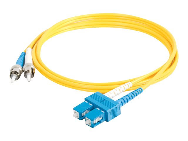 8M SC-ST OS1 Duplex Single-mode Fiber Optic Cable P933356