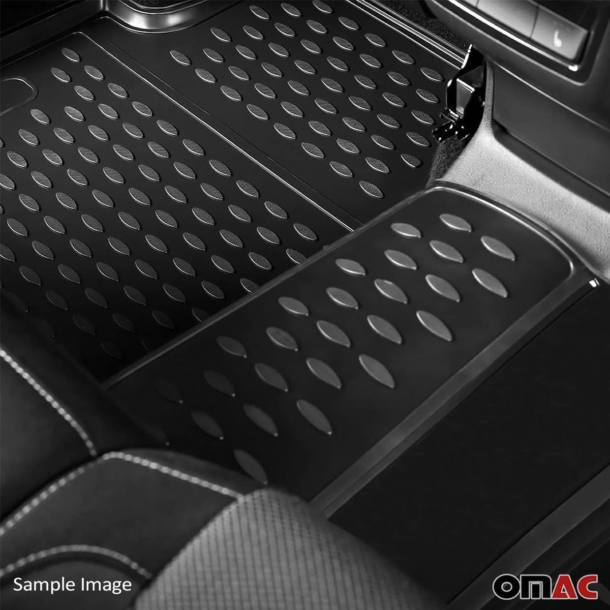 Black 3D All Weather Floor Mats Custom Liner for Hyundai Tucson K339