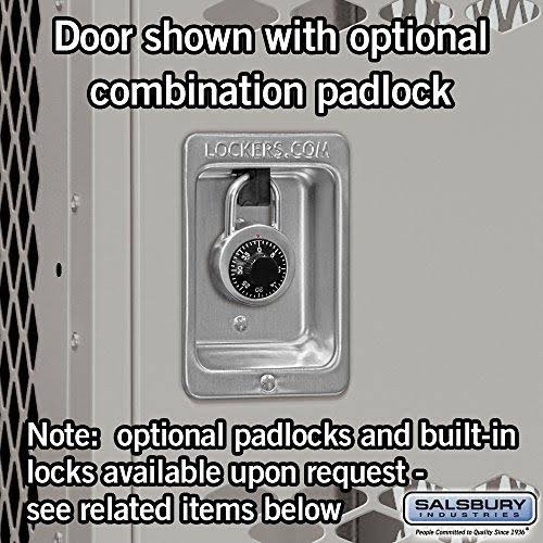 Gray Vented Metal Locker U466