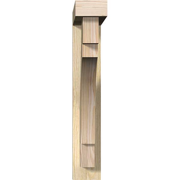 Rough Sawn Douglas Fir Bracket with Offset Brace J990