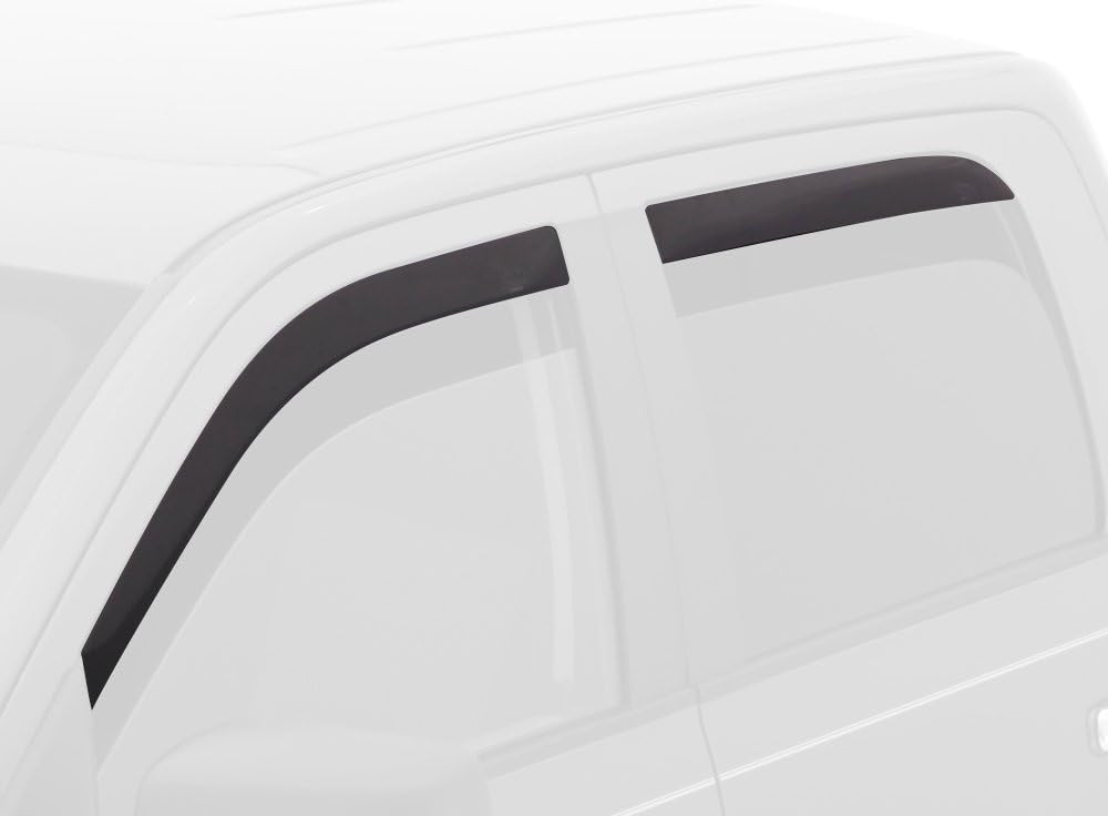 Low Profile Dark Smoke Side Window Deflector, 4-Piece Set O9520