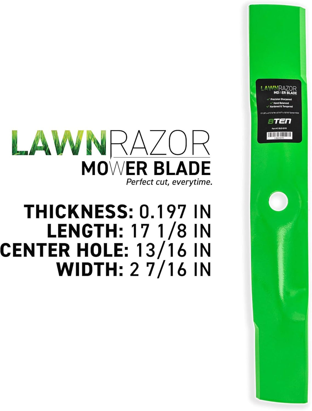 3 Pack Hi Lift Blade for 48 inch Deck B5910