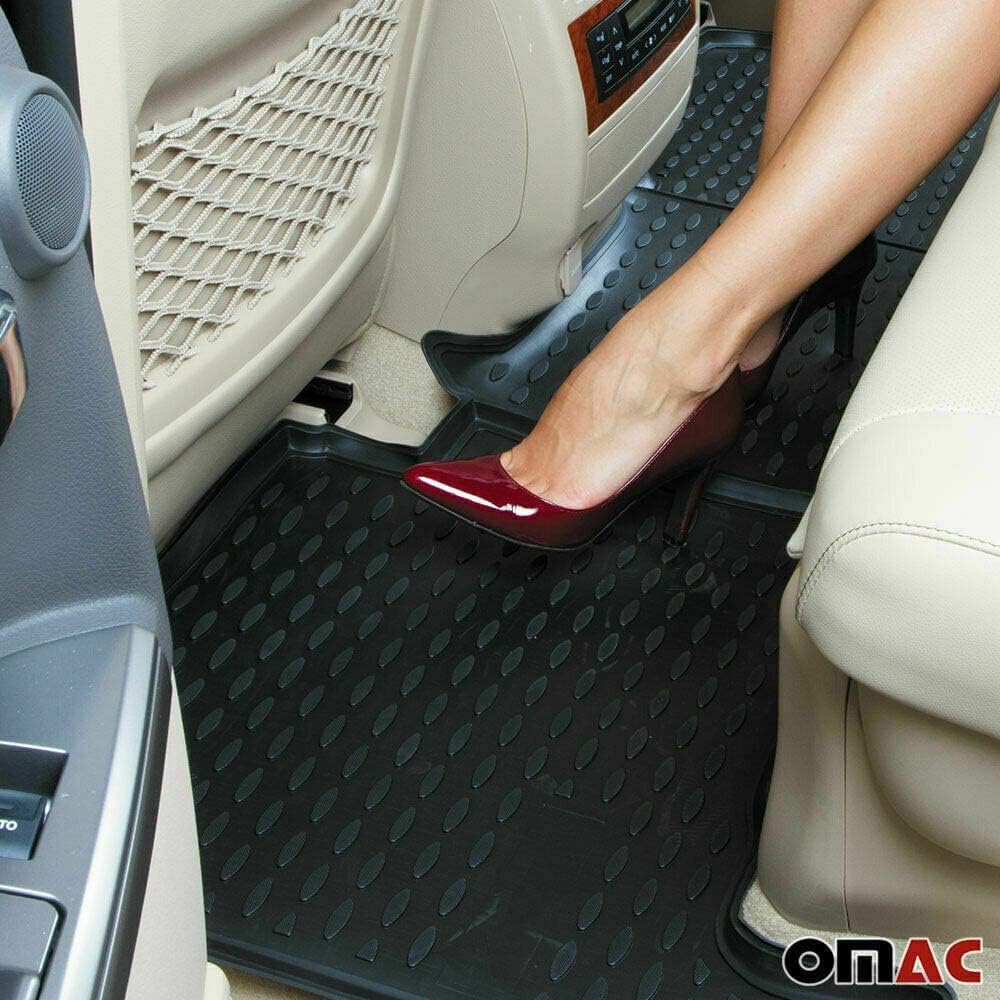Black 3D All Weather Floor Mats Custom Liner for Hyundai Tucson K339