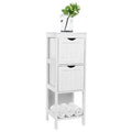 White 2 Drawer Floor Cabinet O402950